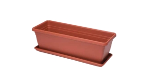 Balkonska vaza Iris + podmetač